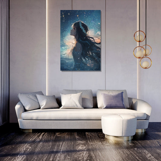 Starry Sea Princess Canvas