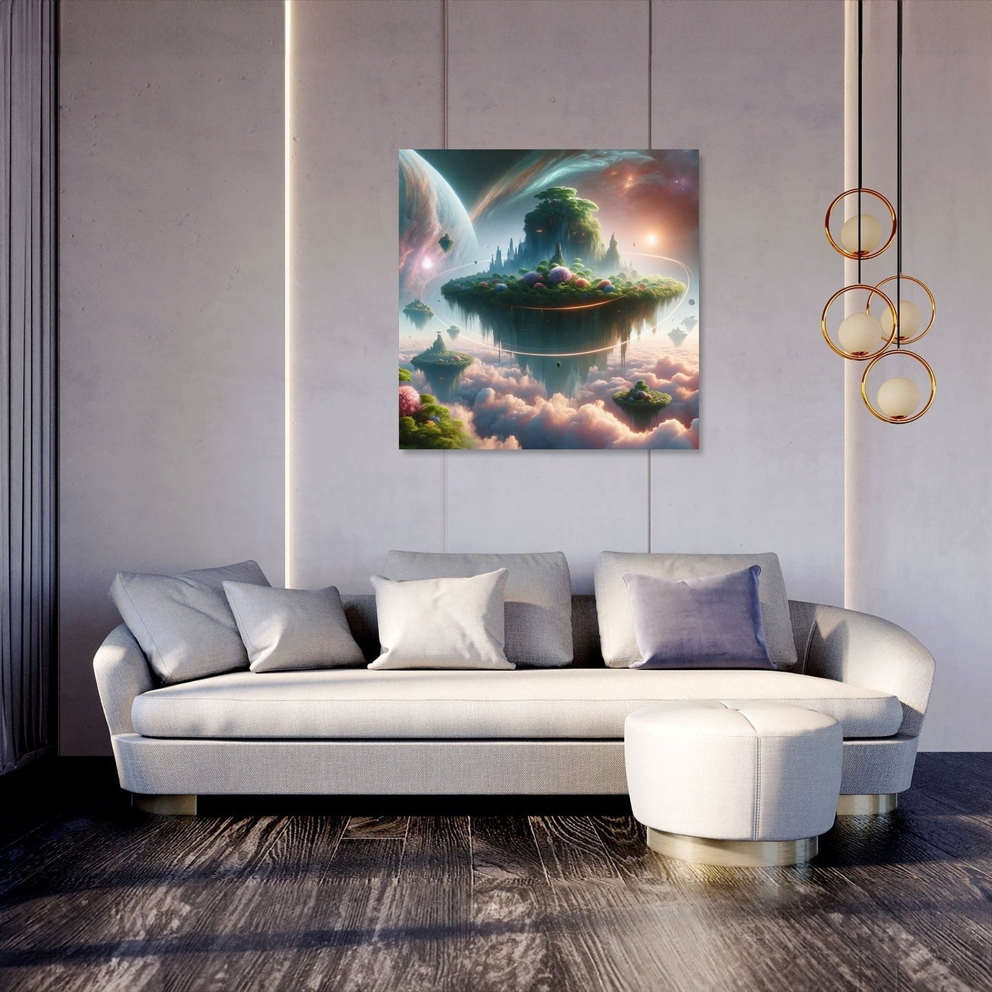 Floating Oasis Canvas
