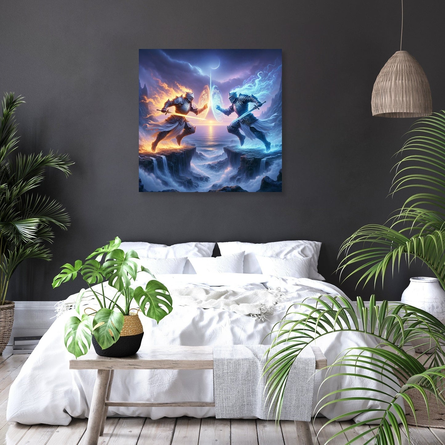 Knights of Elemental Fury Canvas