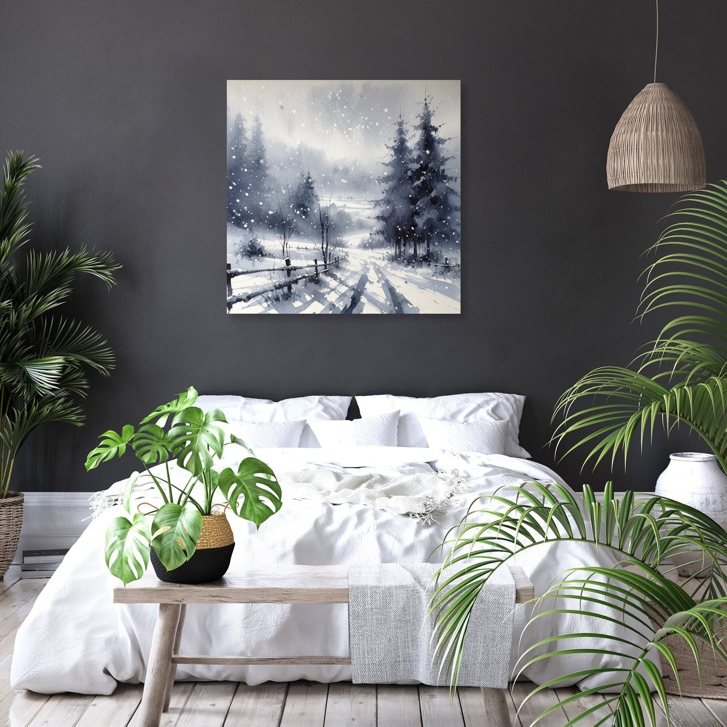 Whispering Winter Canvas