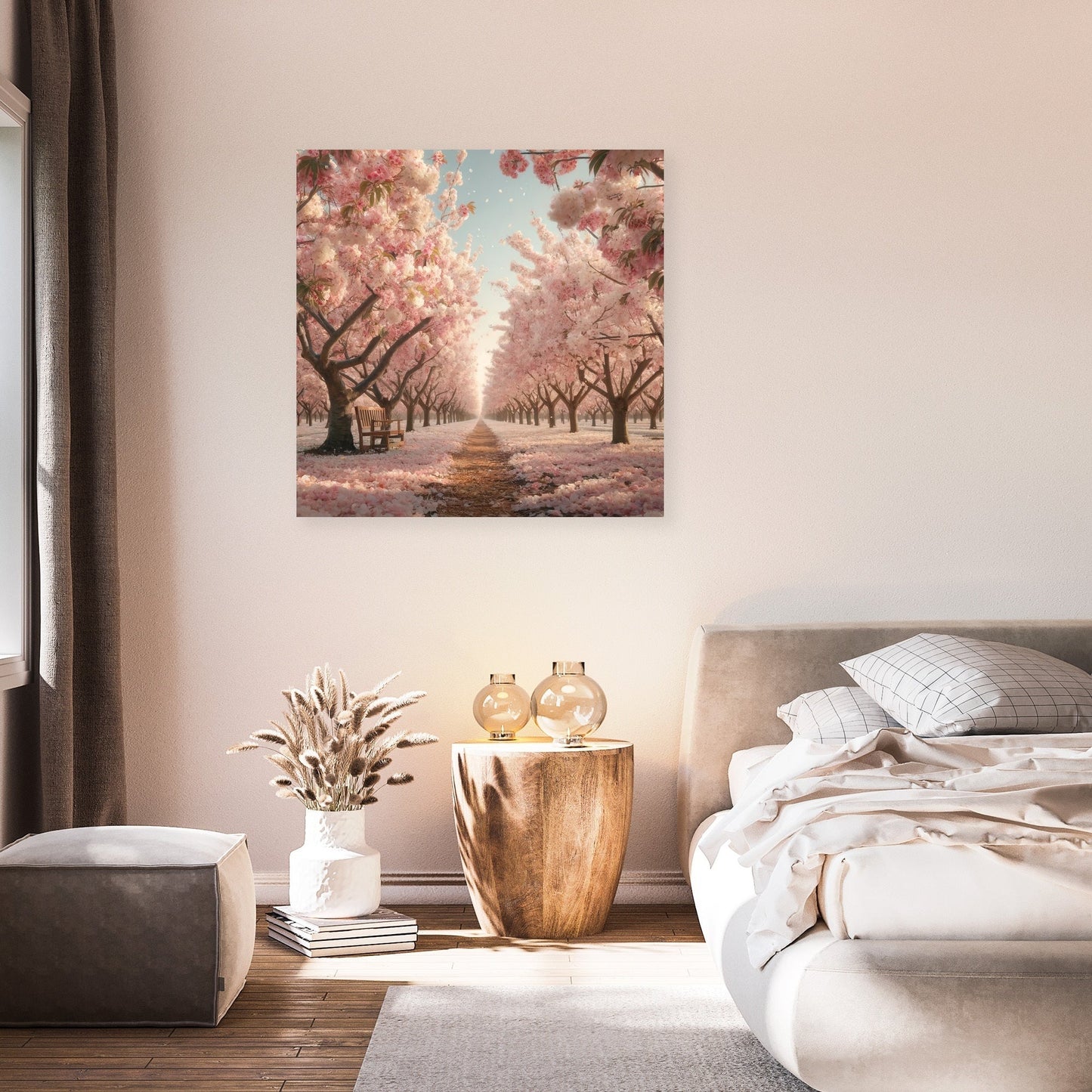 Cherry Blossom Orchard Canvas