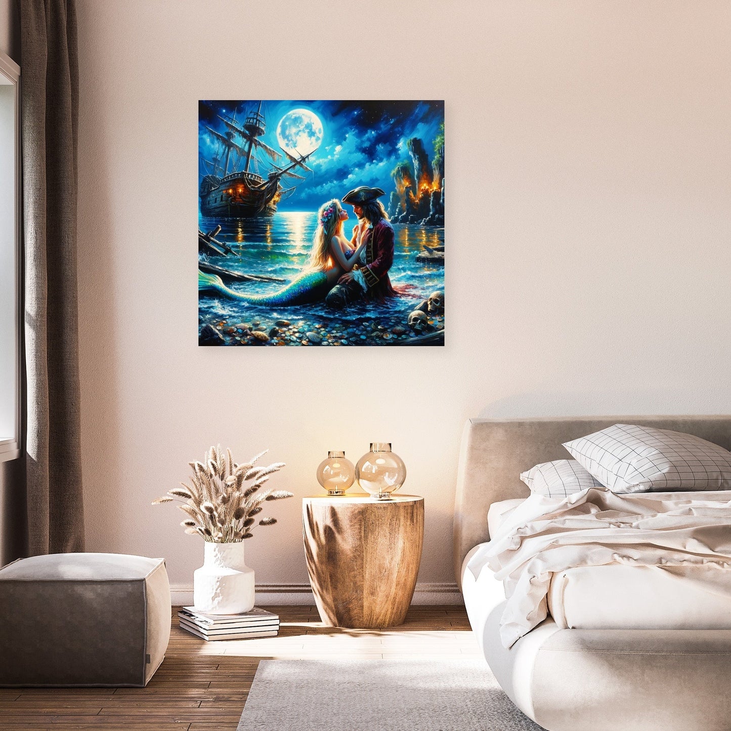 Moonlit Cove Rendezvous Canvas