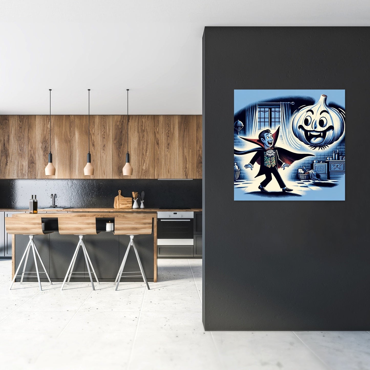Garlic Fright Night Canvas