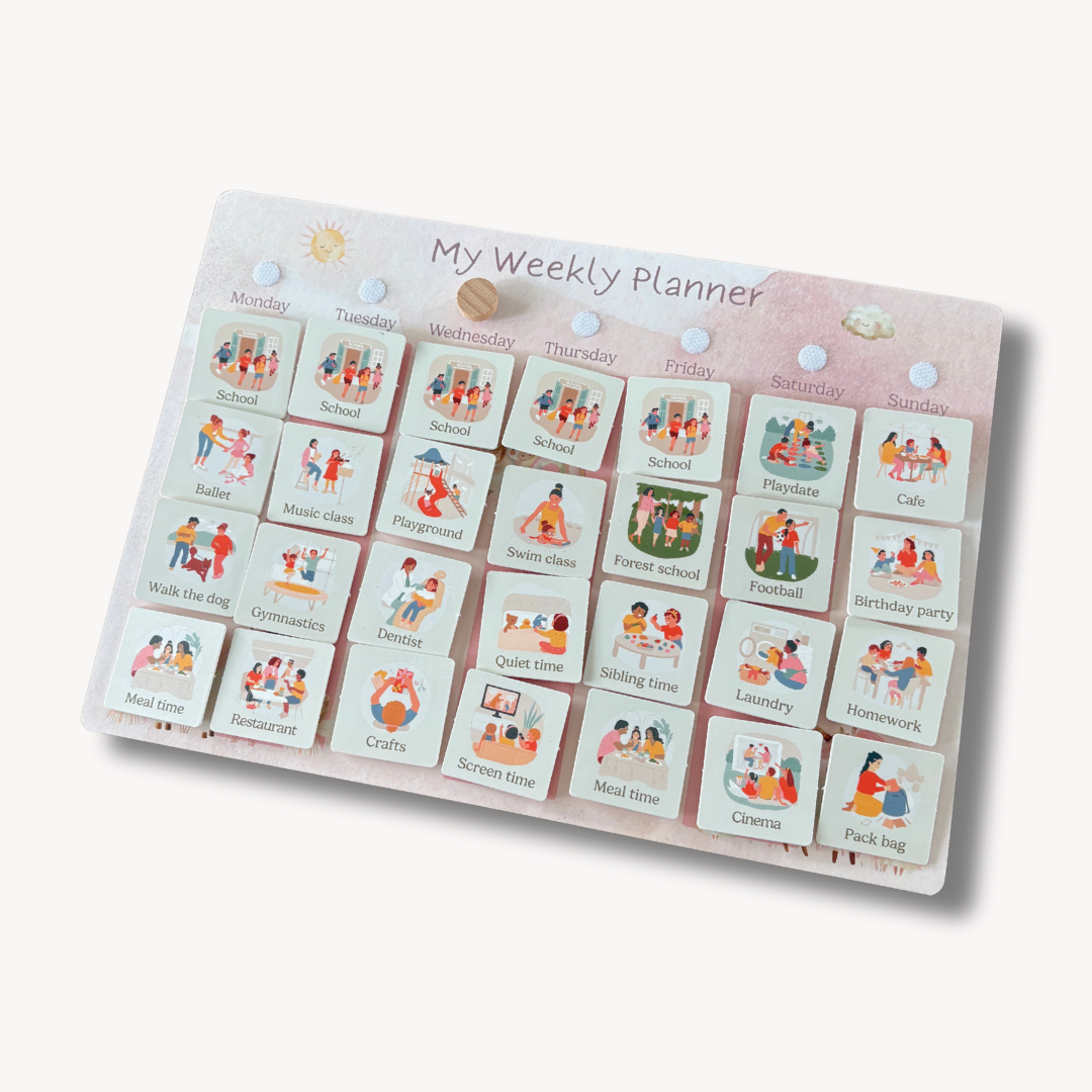 Weekly Planner for Kids A4