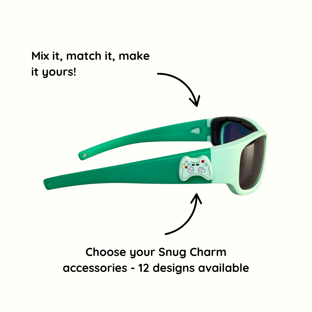 Forest Green Kids Sunglasses | Signature Lens | Snug Fit | 3-5 Years
