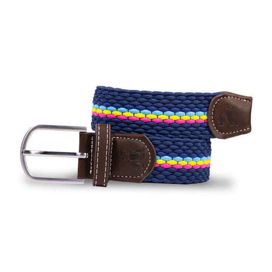 Woven Belt - Neon Fine Stripe
