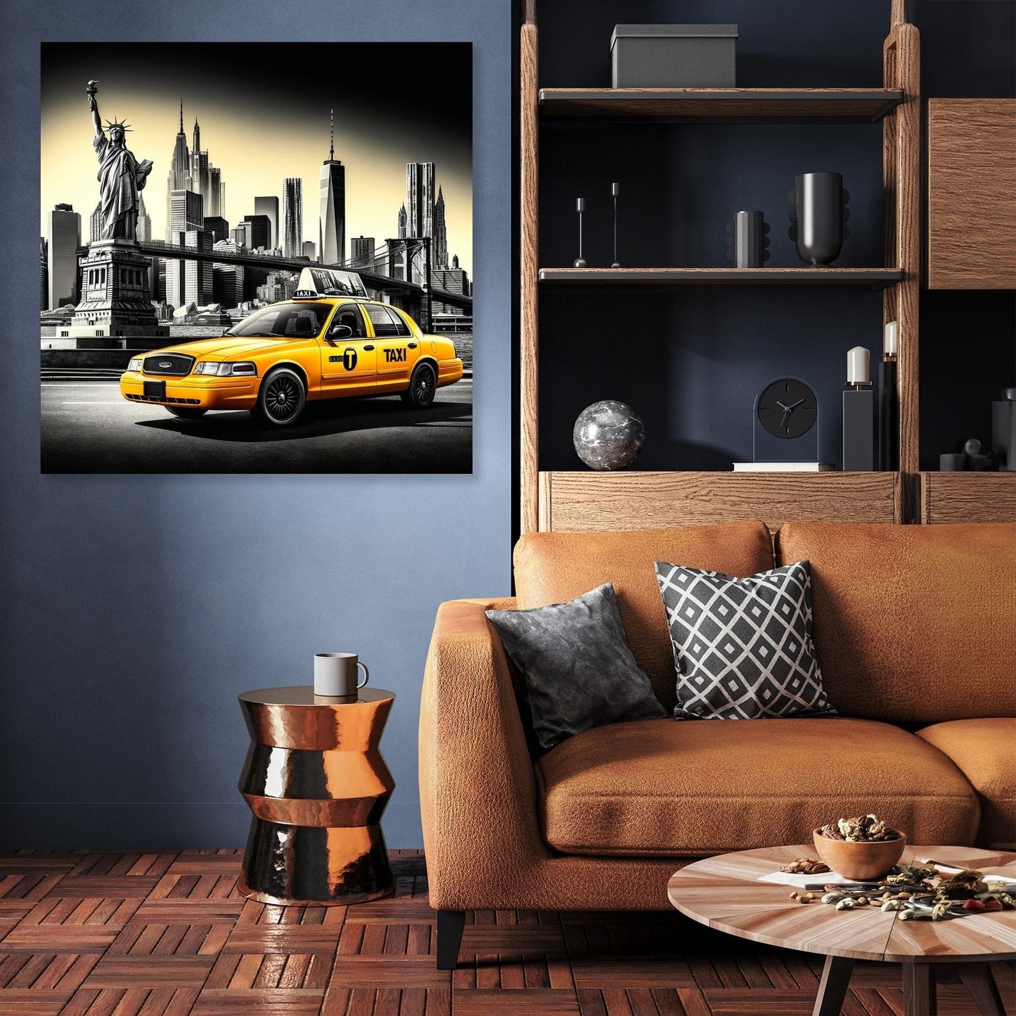 Yellow Cab in NYC Canvas