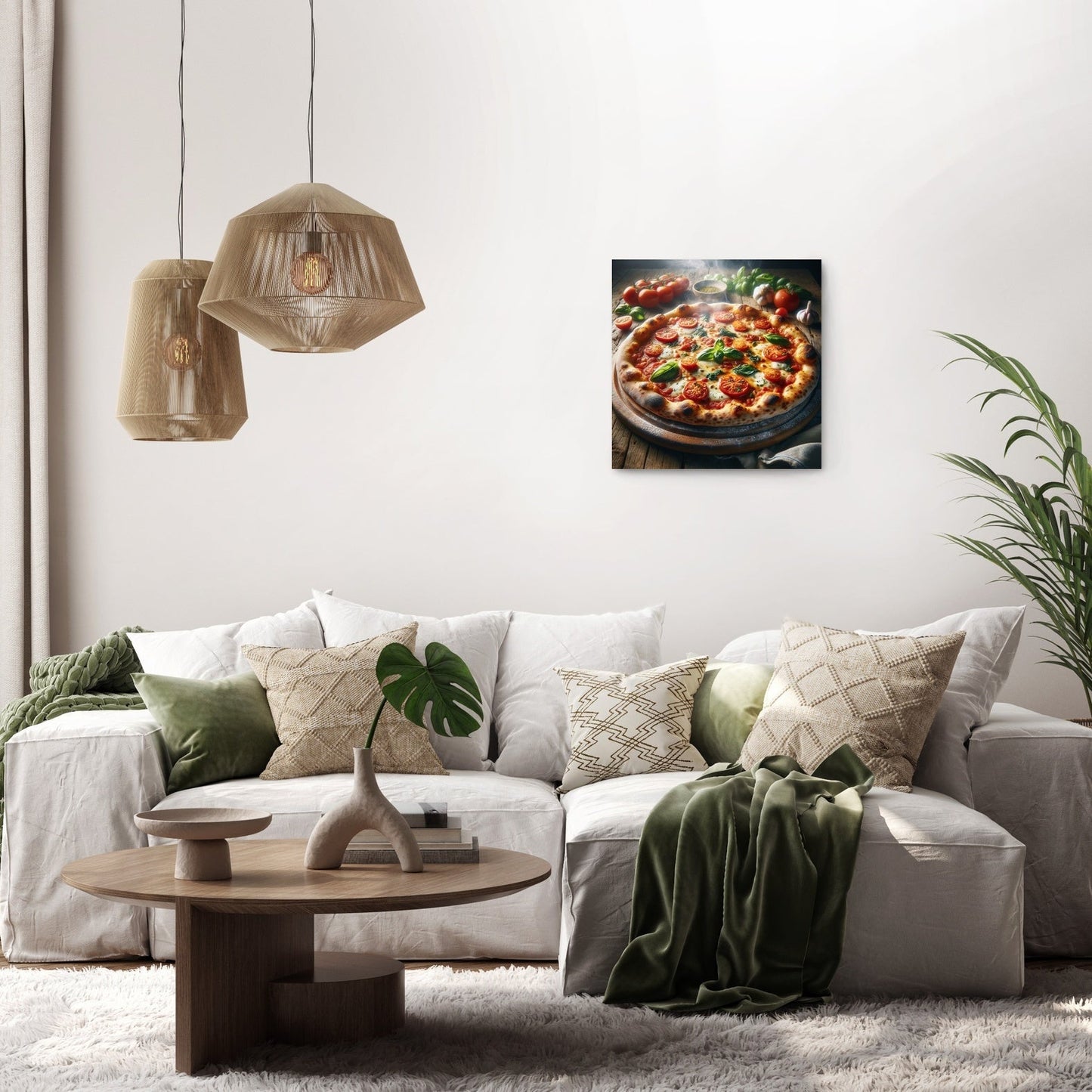 Stellar Italian Pizza Canvas