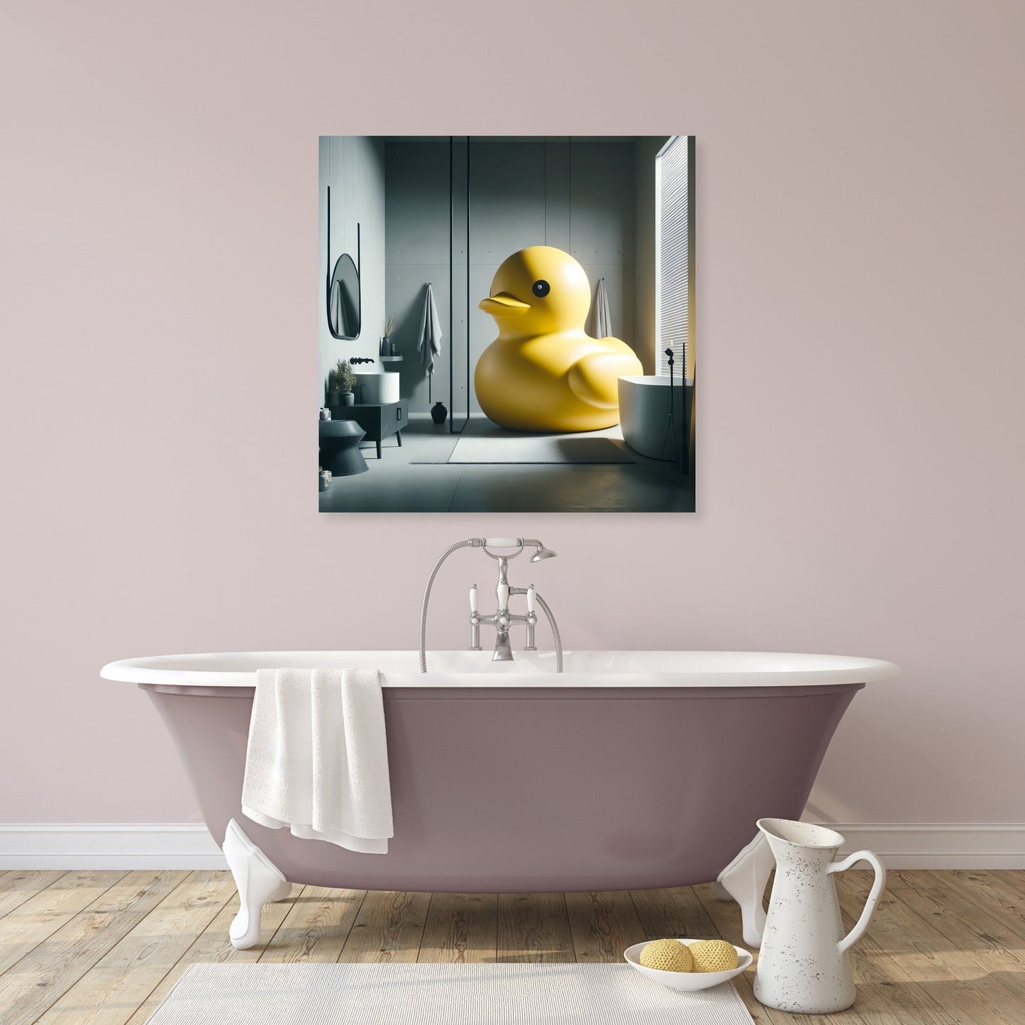 Solo Duck Statement Canvas