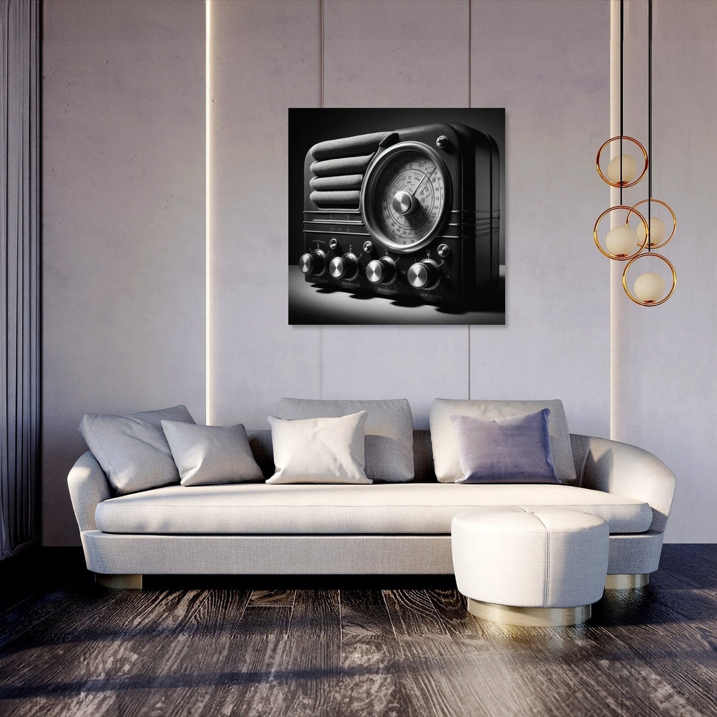 Vintage Broadcast Canvas