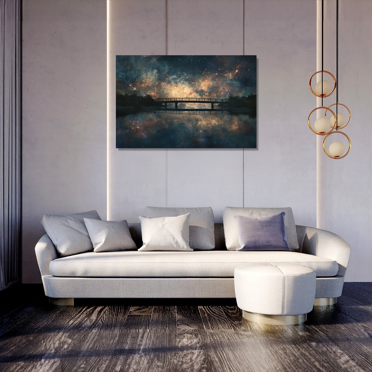 Celestial Reflection Canvas