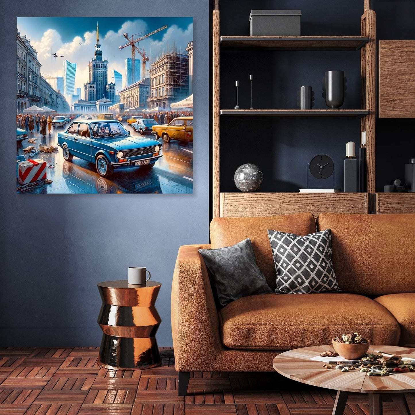 Warsaw Reimagined Canvas