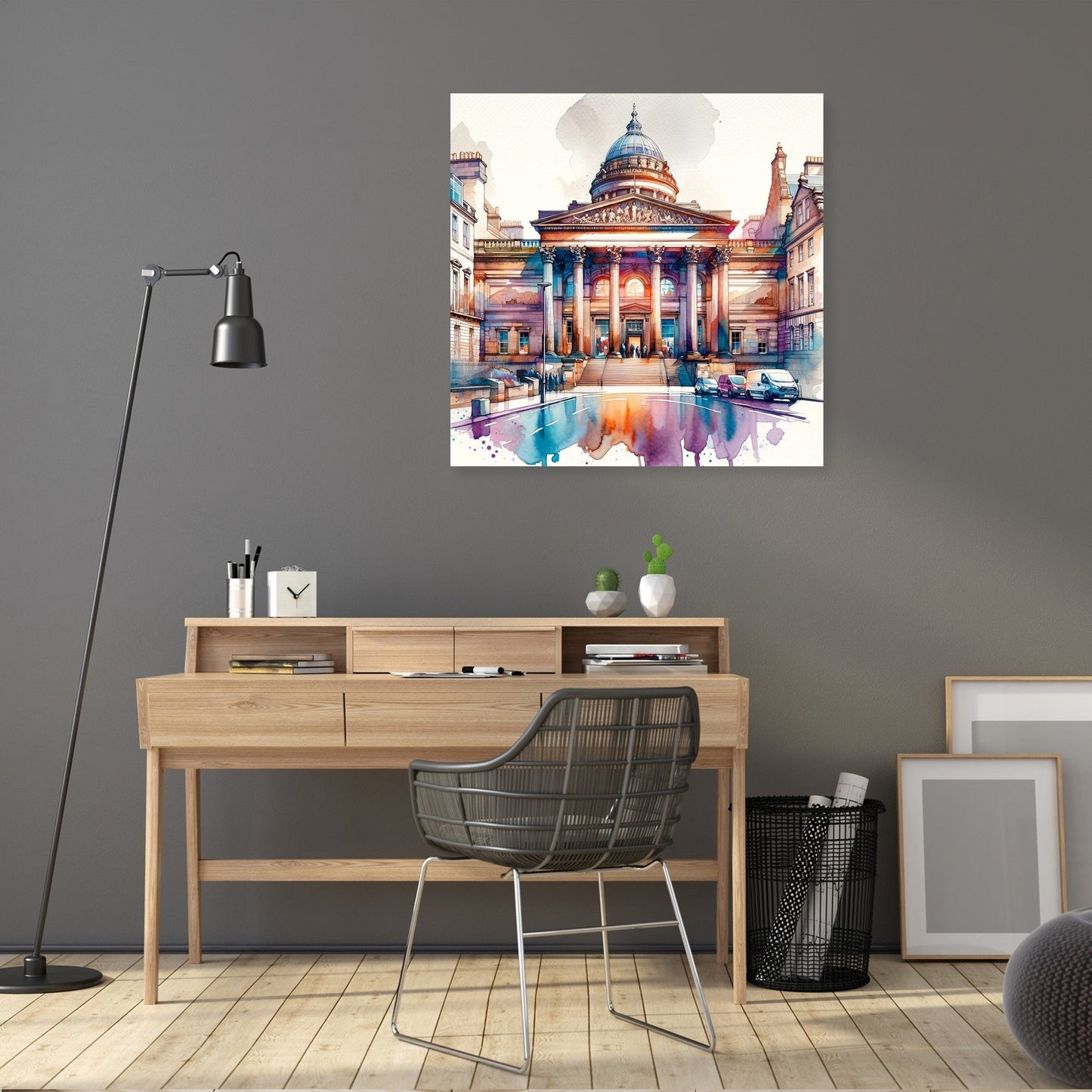 Edinburgh Walker Gallery Watercolor Essence Canvas