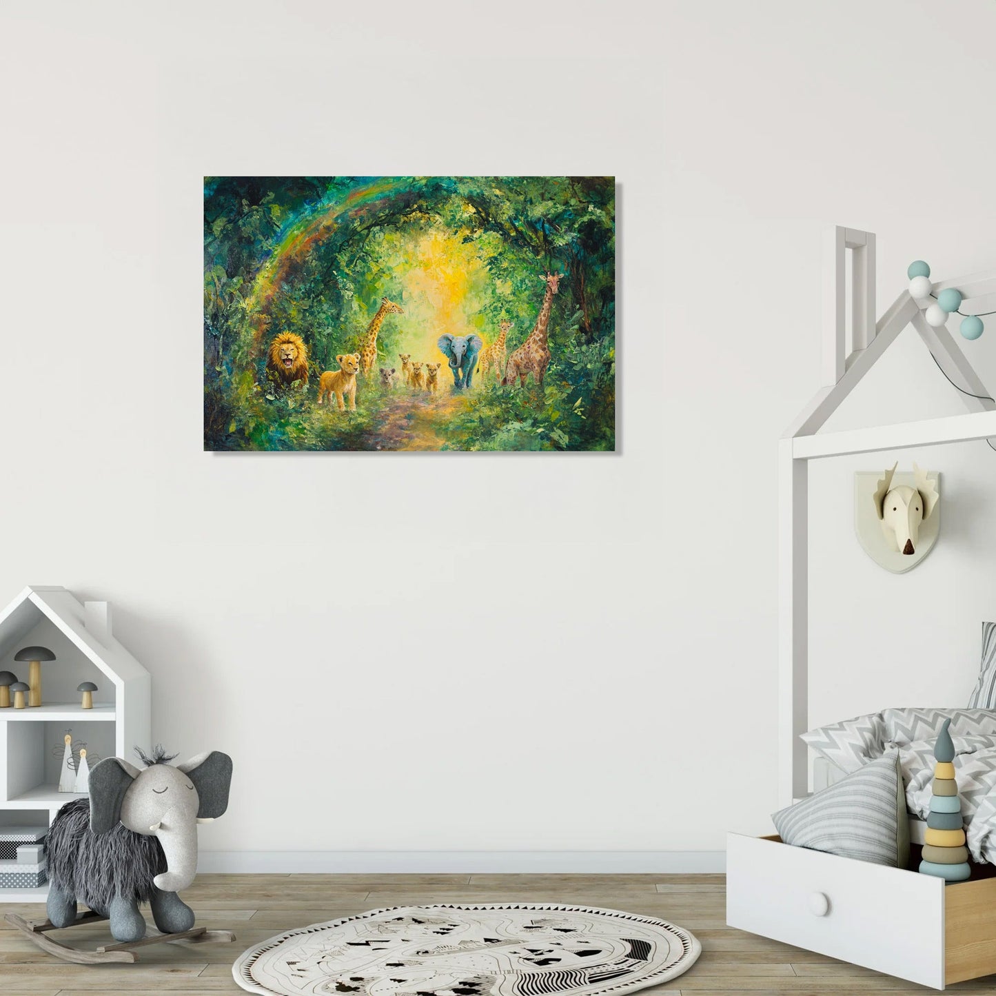 Jungle Playtime Canvas