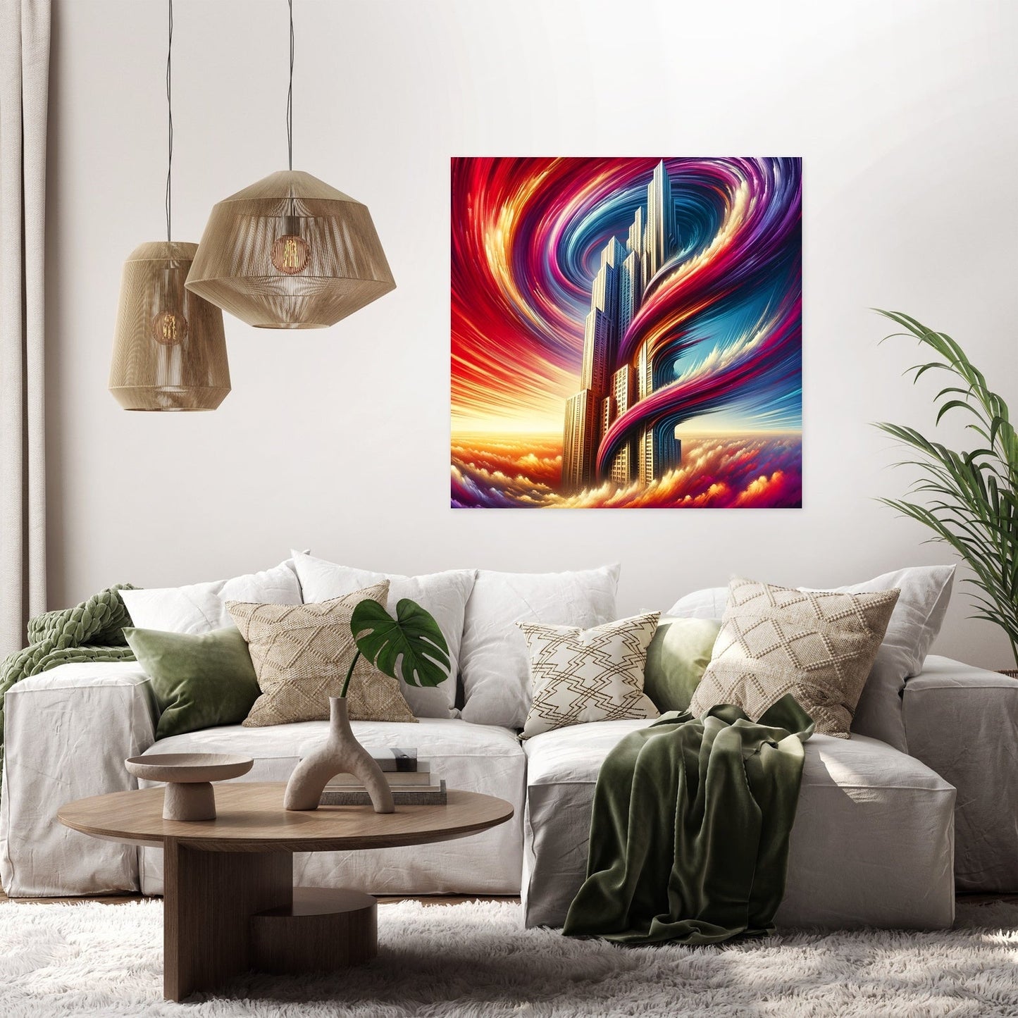 Surreal Heights Canvas