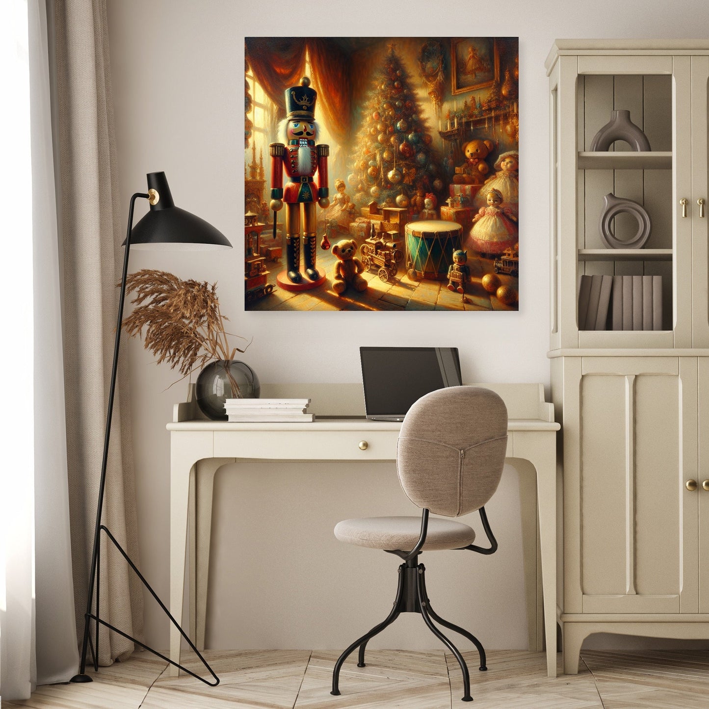 Nutcracker Nostalgia Morning Canvas