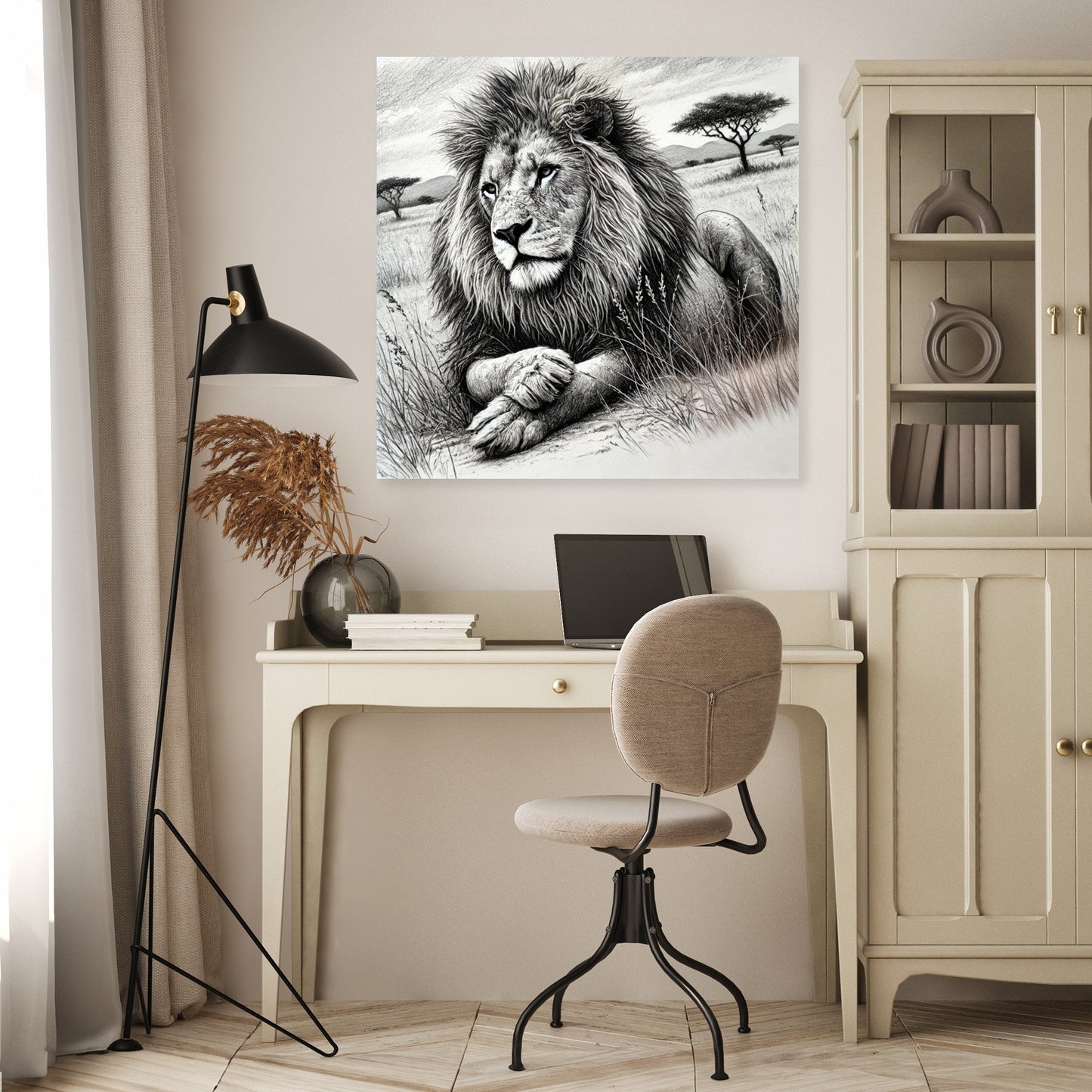 Serene Savannah Majesty Canvas