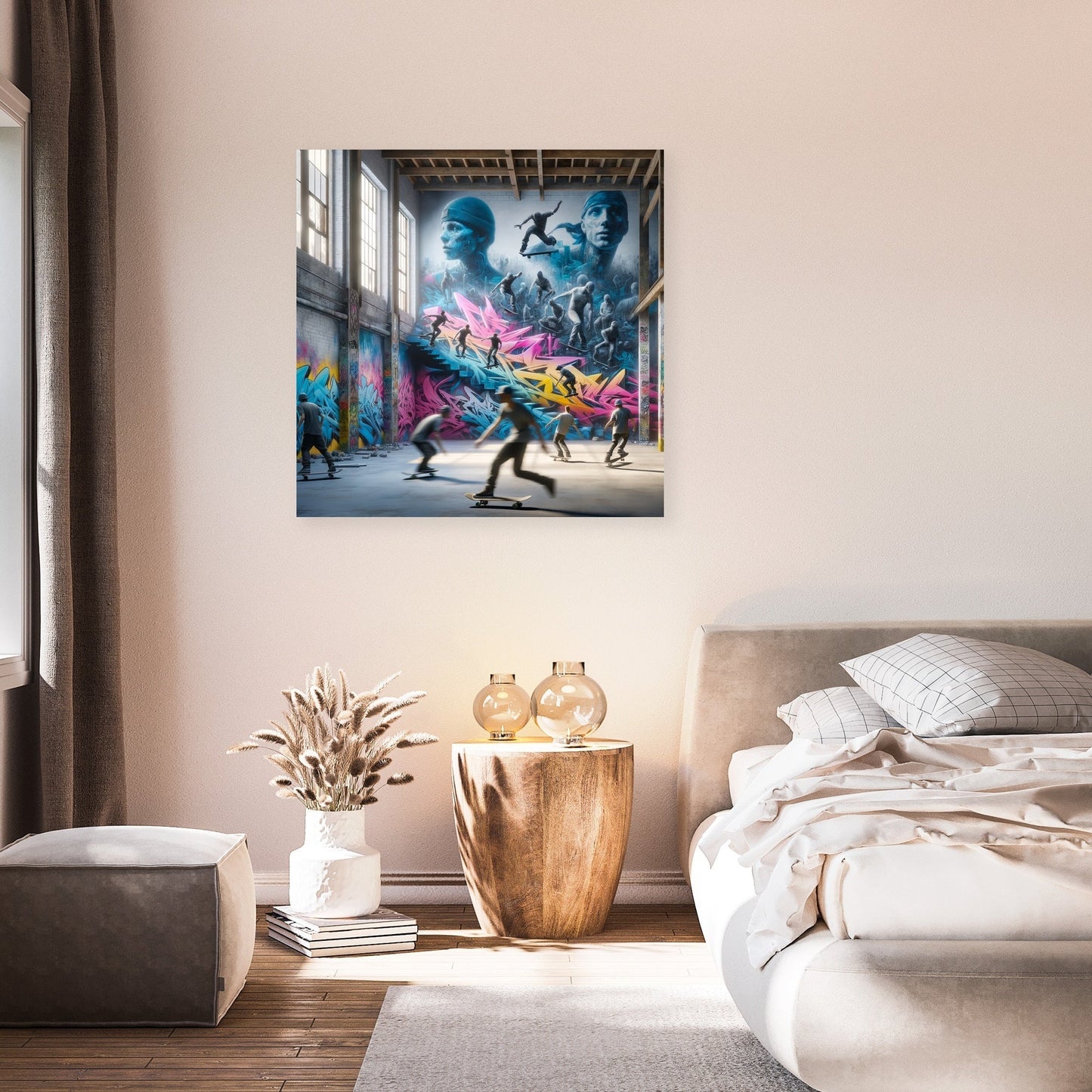 Skateboard Symphony Canvas