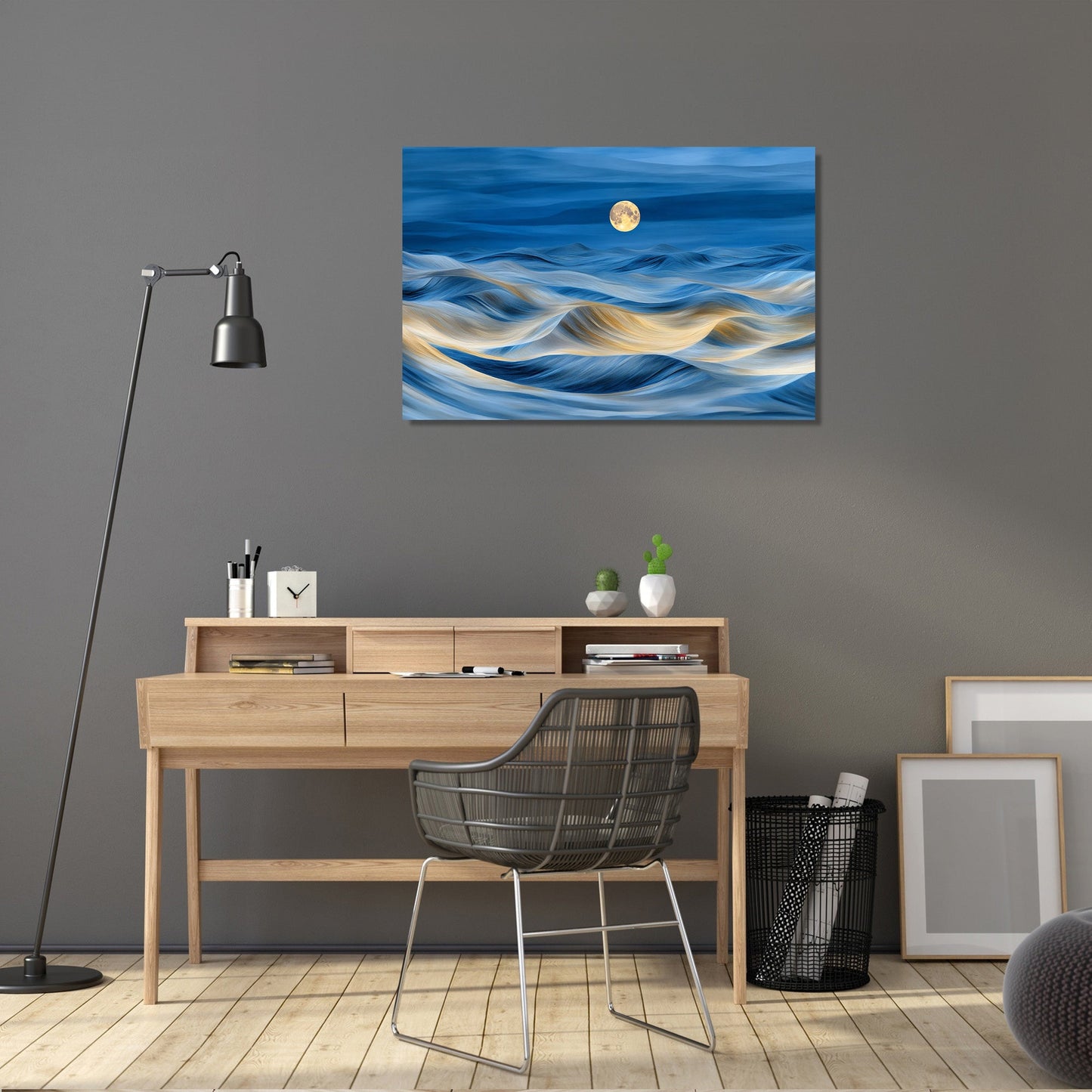 Moonlit Dunes Canvas