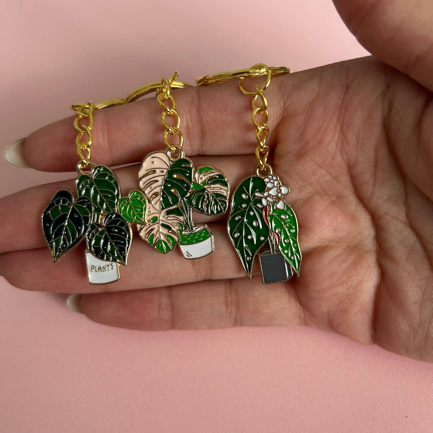 Plant Keyring's Enamel Charm