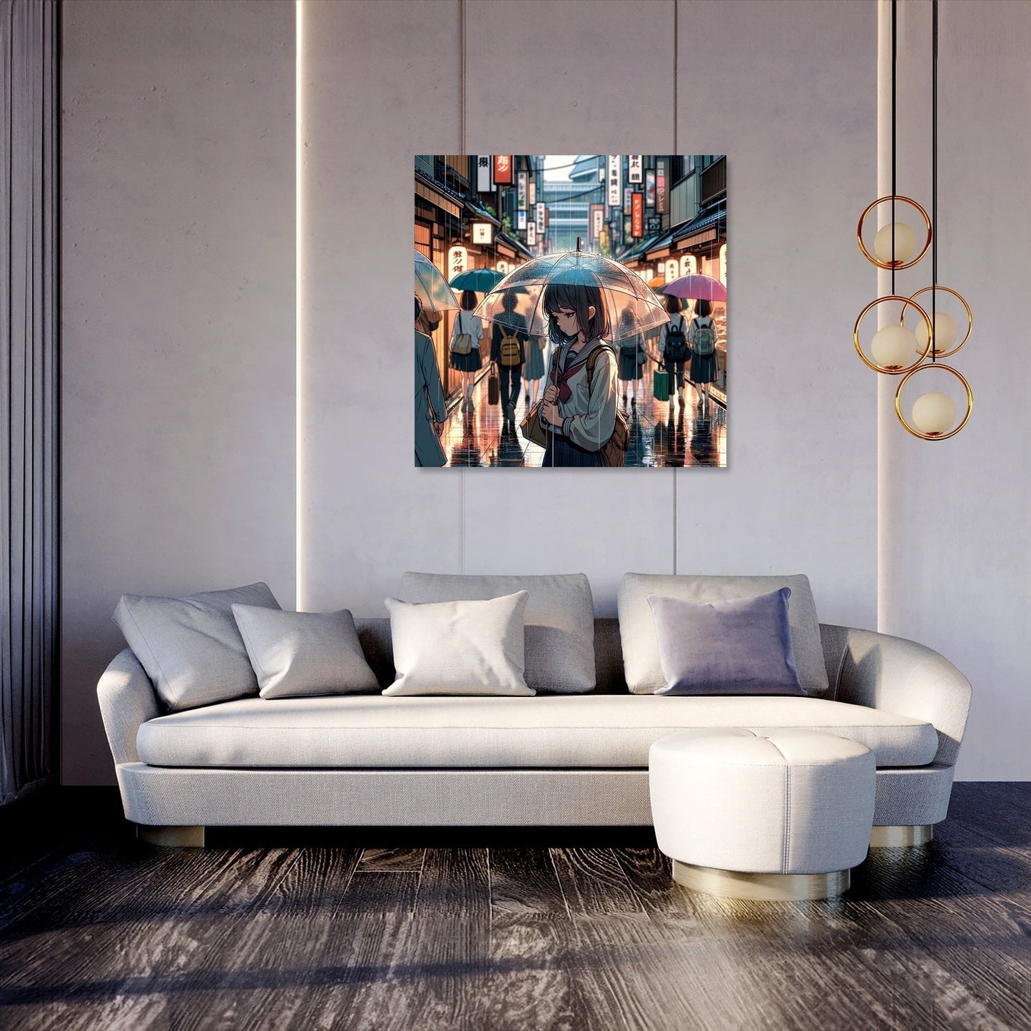 Rainy Day Reflections Canvas