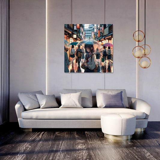 Rainy Day Reflections Canvas