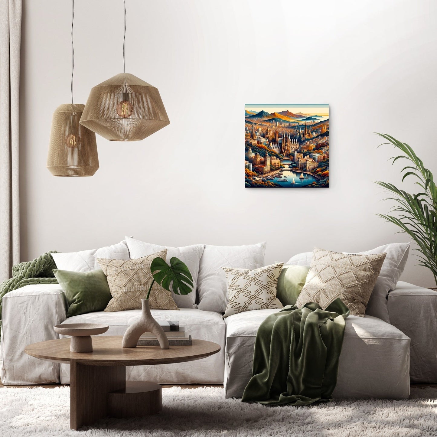 Dreaming in Barcelona Canvas