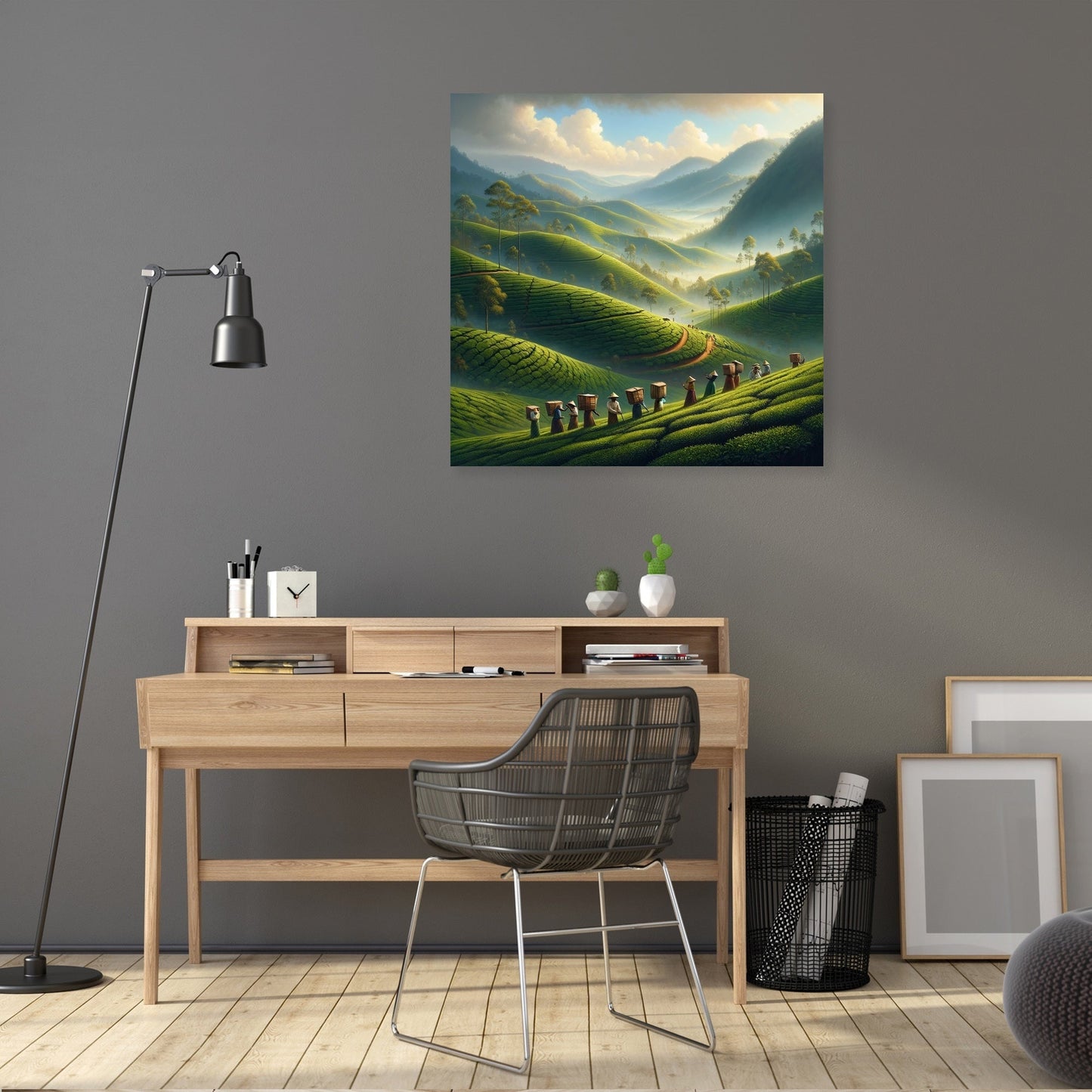 Serenity in Tea Country Canvas