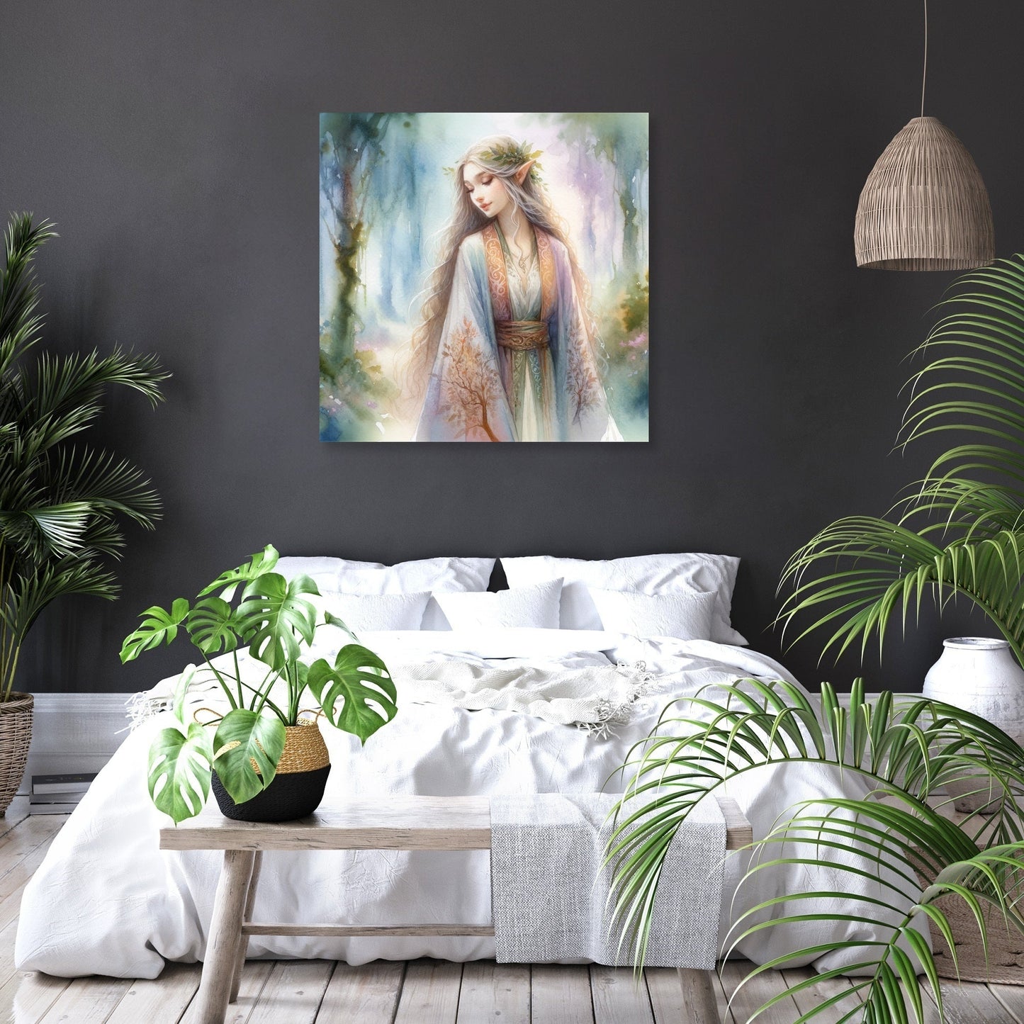 Mystic Forest Elf Canvas