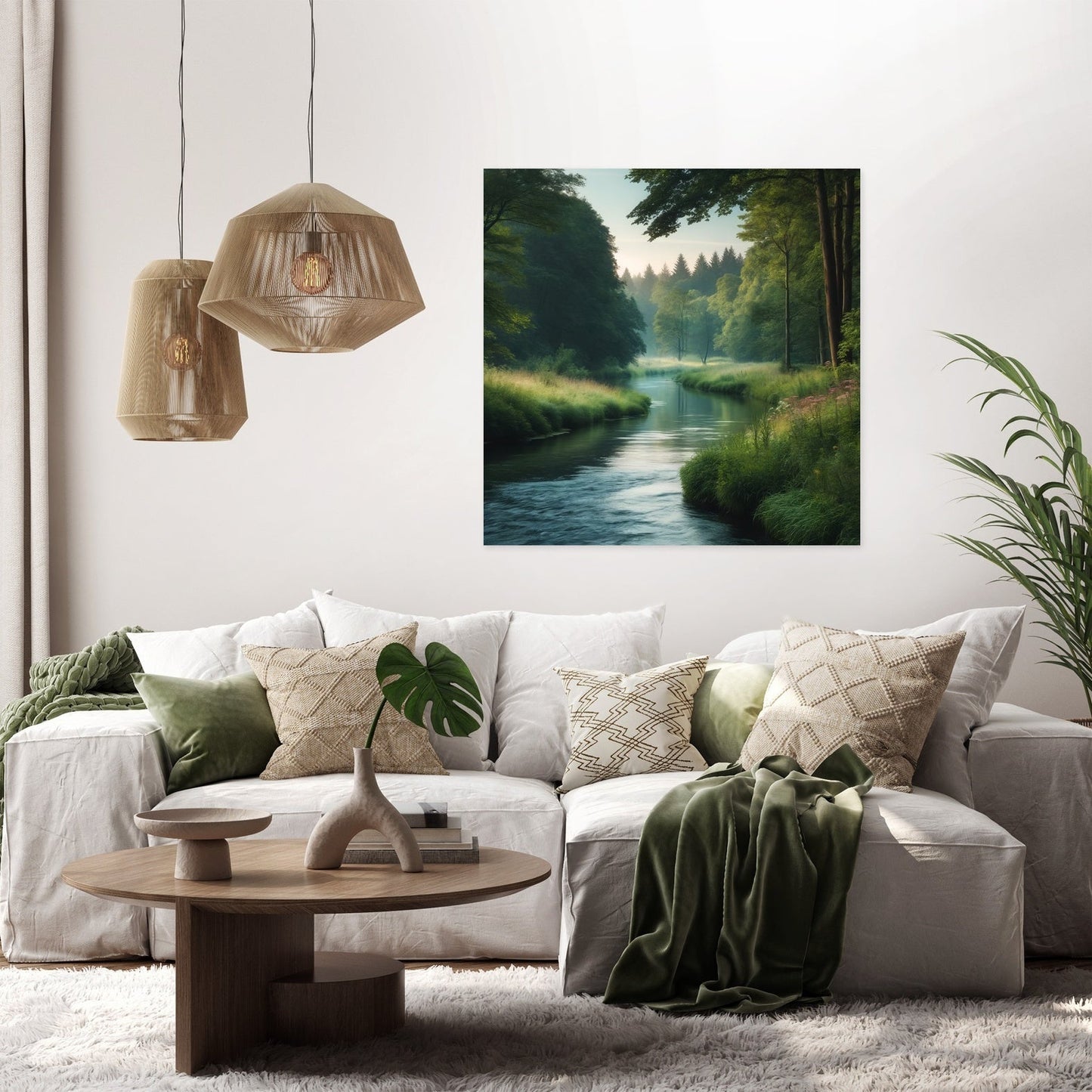 Tranquil River Canvas