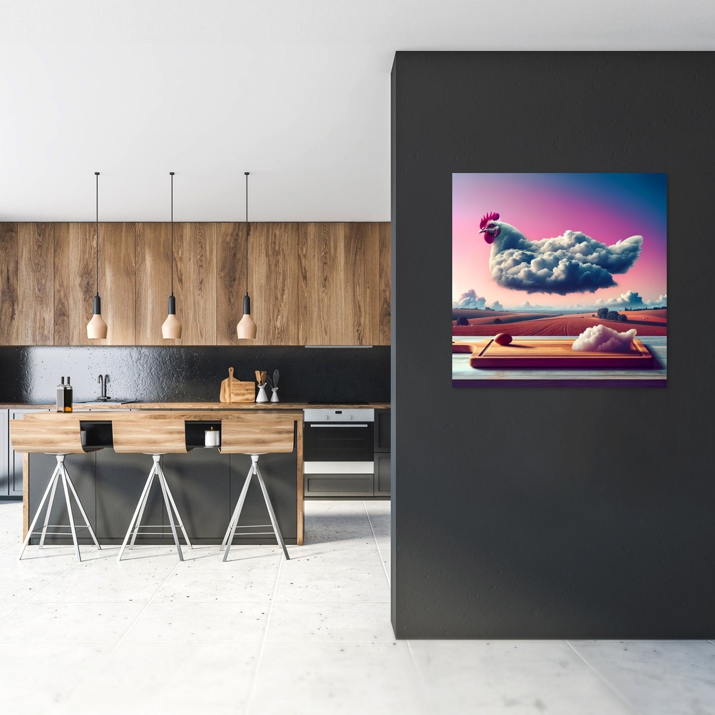 Ethereal Kitchen Canvas