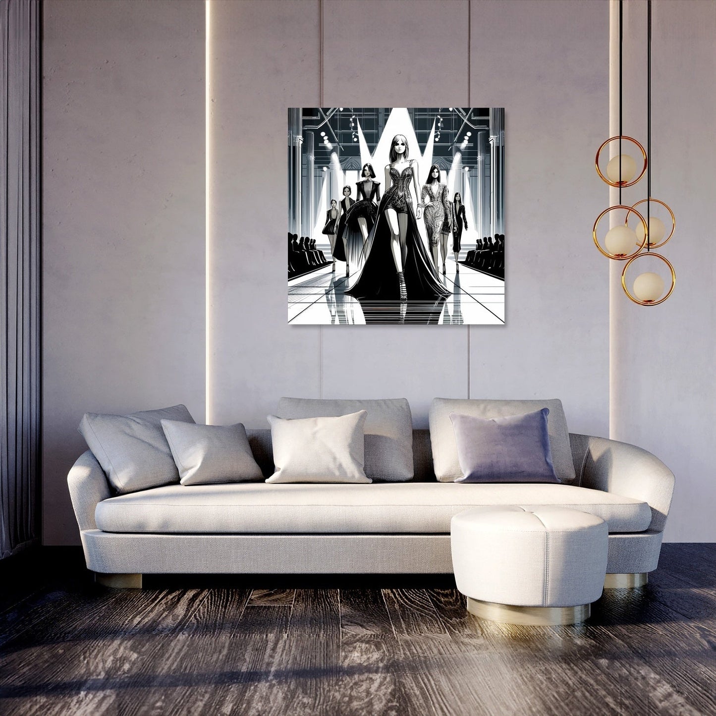 Runway Glamour Canvas