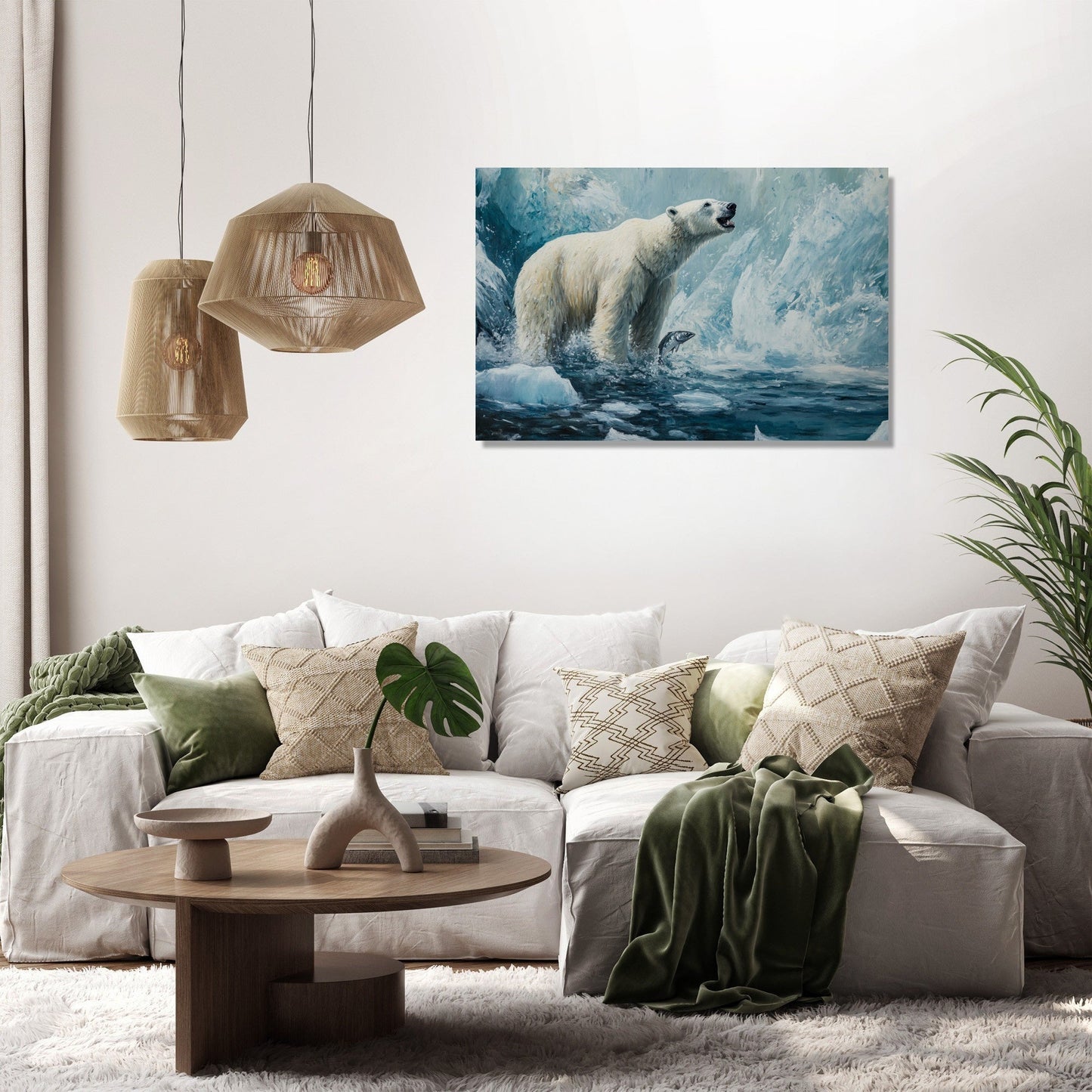 Polar Bear Survival Canvas
