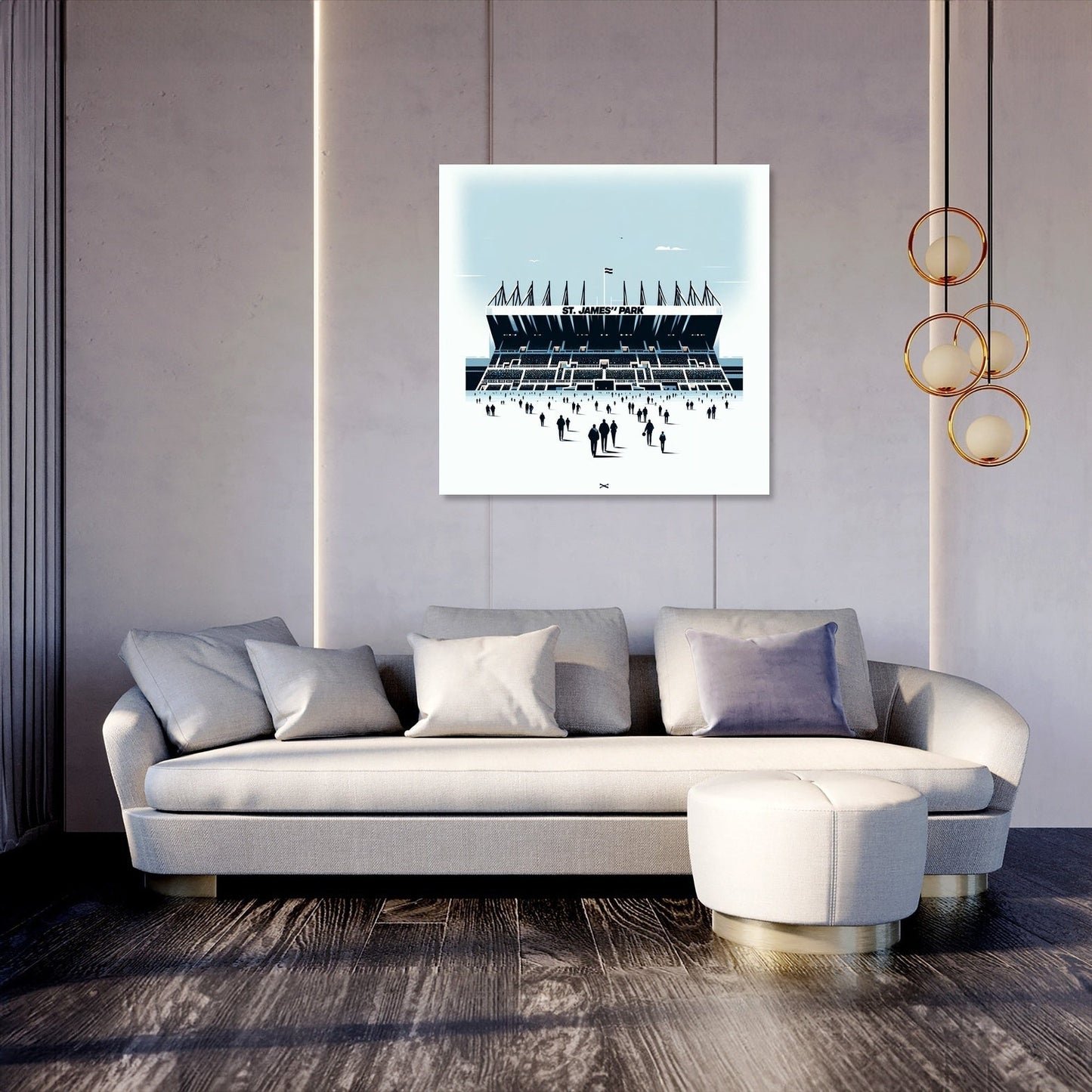 Newcastle St. James’ Park Anticipation Canvas