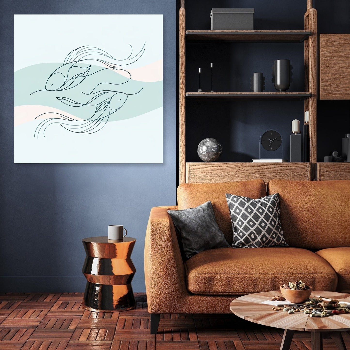 Graceful Swimmers Canvas