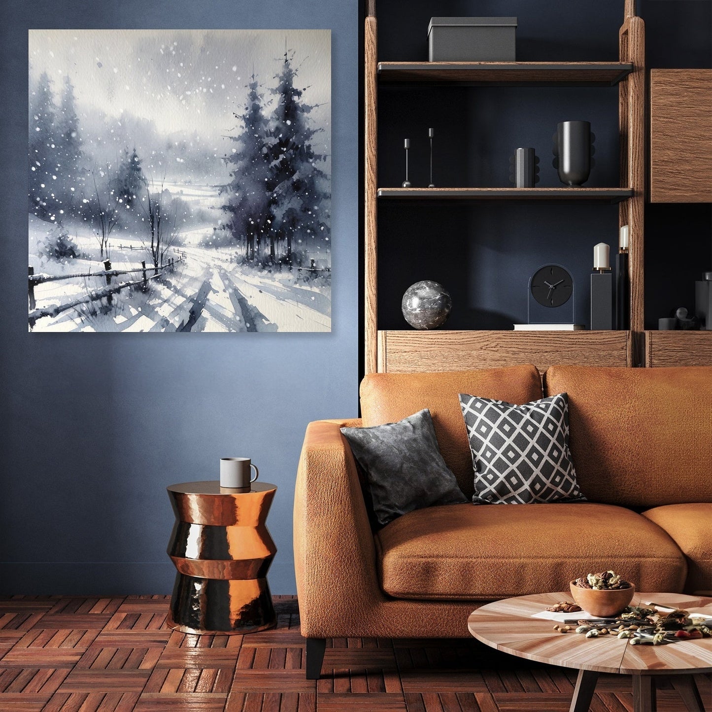 Whispering Winter Canvas