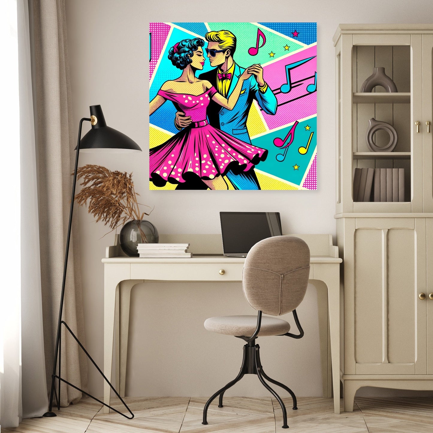 Retro Dance Canvas