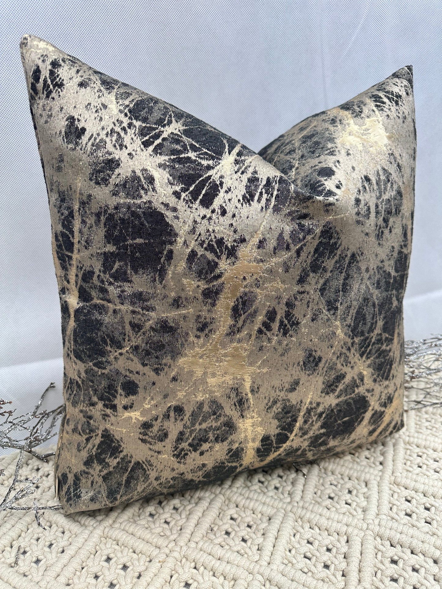 The Couture Cushion - The Black and Gold Cooper - Style No. 119