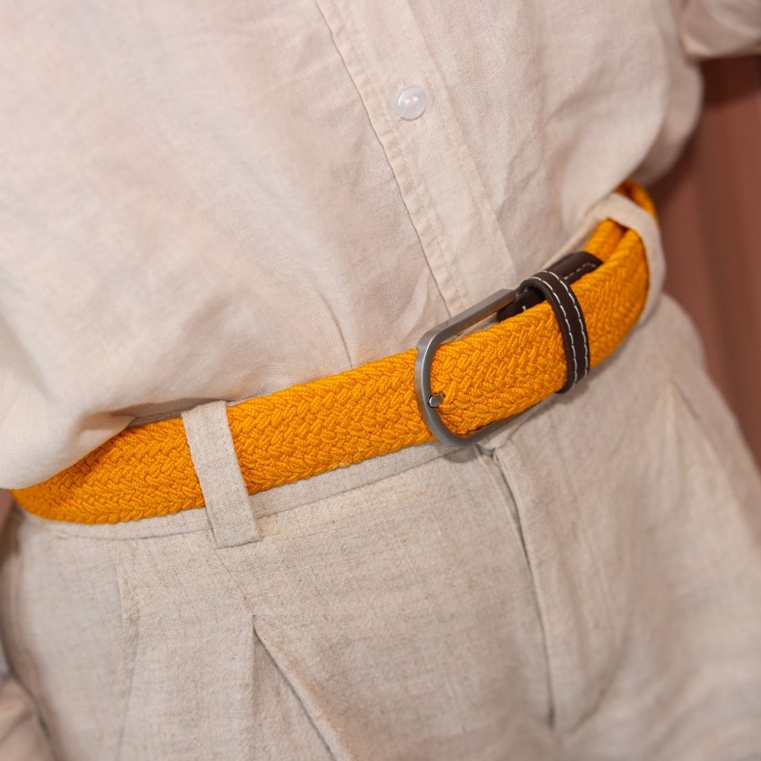 Woven Belt - Yellow