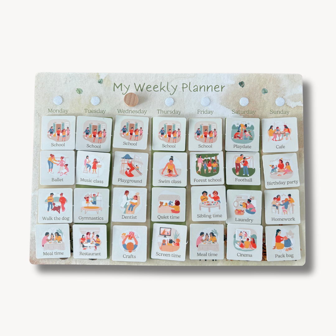 Weekly Planner for Kids A4