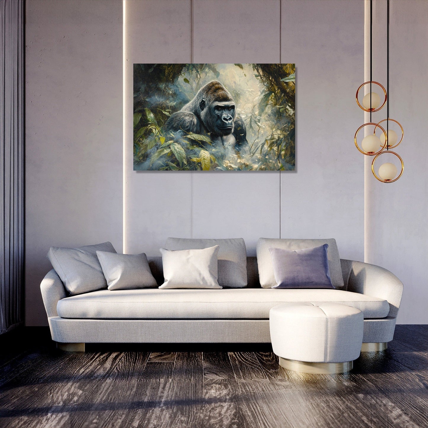 Silverback Jungle Canvas