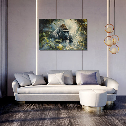 Silverback Jungle Canvas
