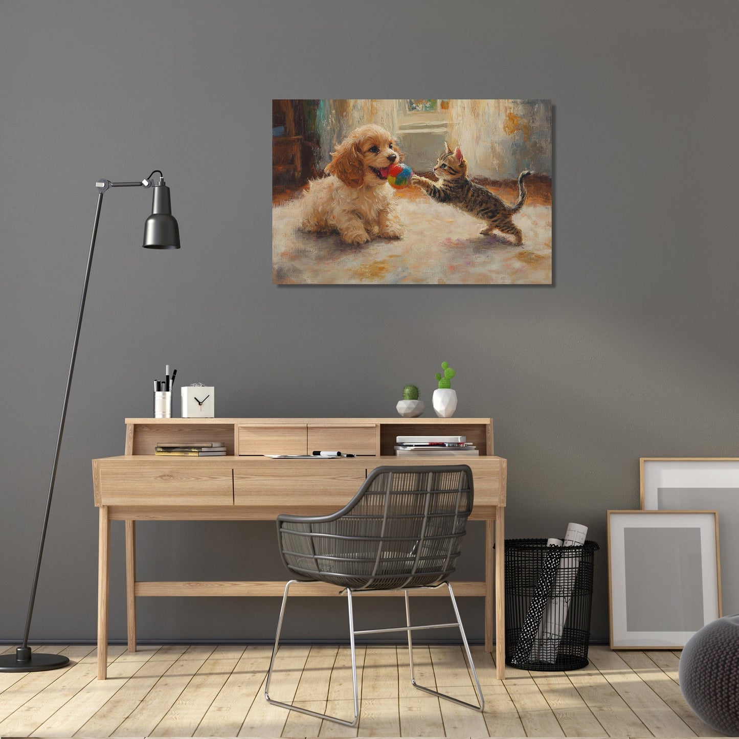 Pet Playful Moments Canvas
