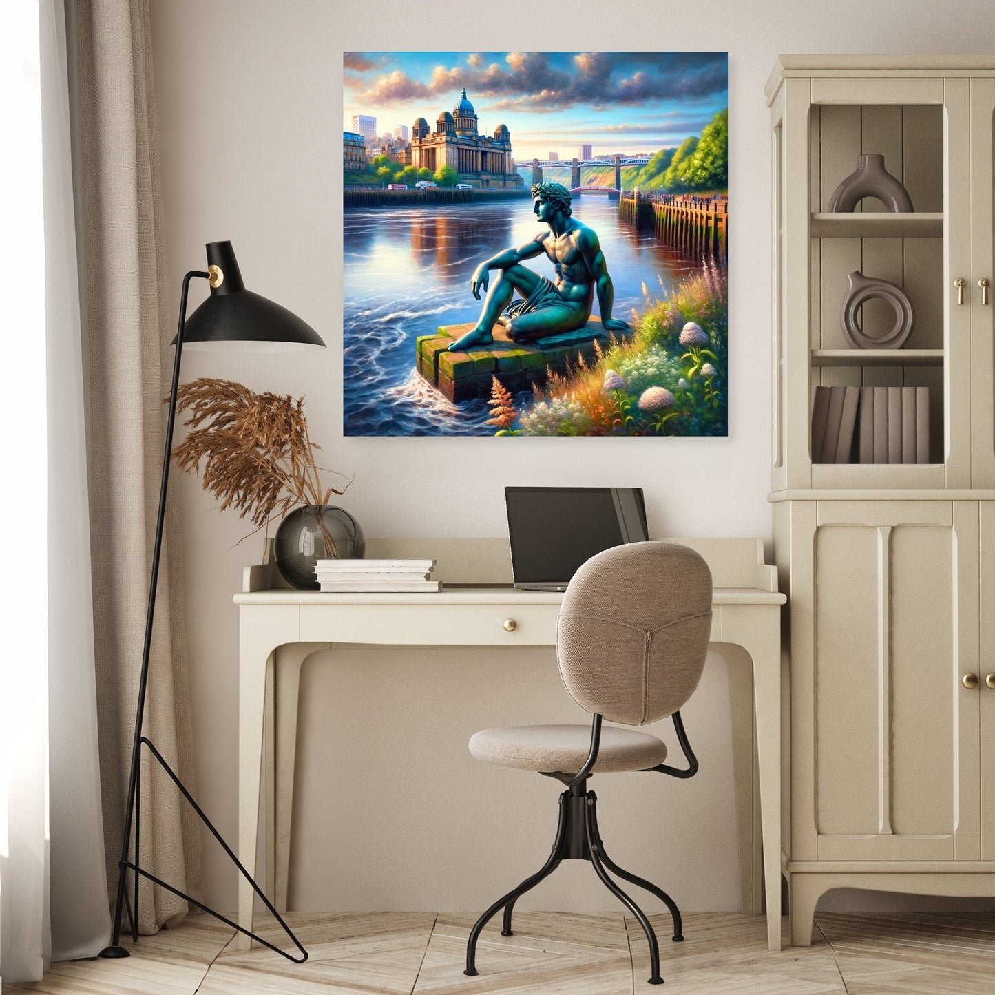 Tyne's Serenity in Newcastle Canvas