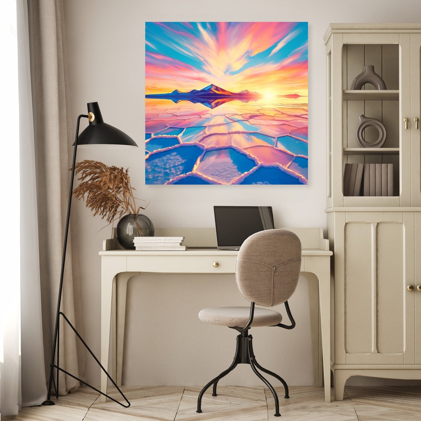 Salar de Uyuni Sunrise Canvas