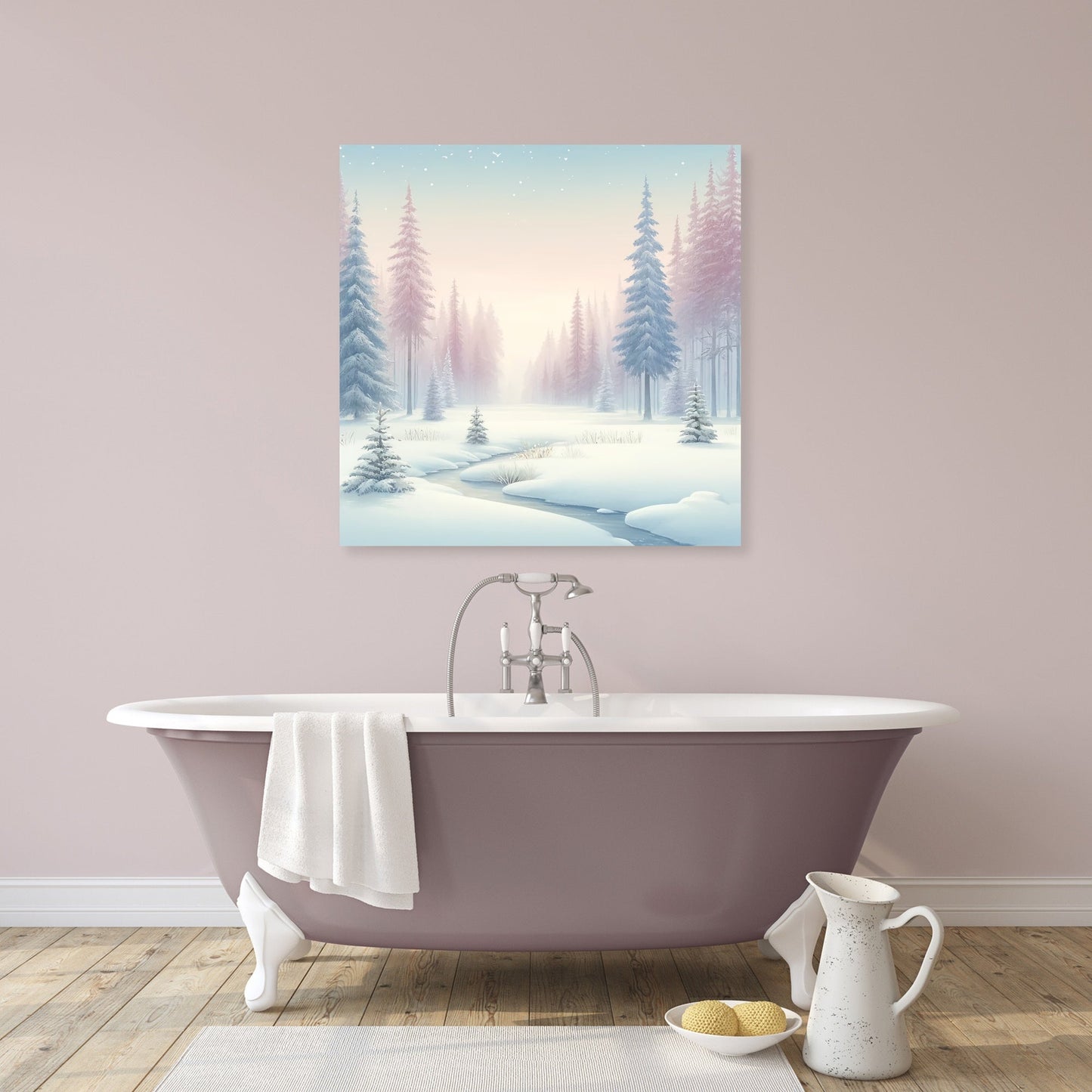 Winter Forest Tranquility Canvas