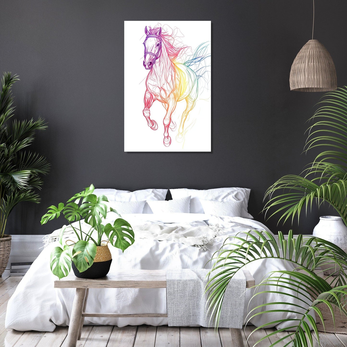 Galloping Horse Canvas
