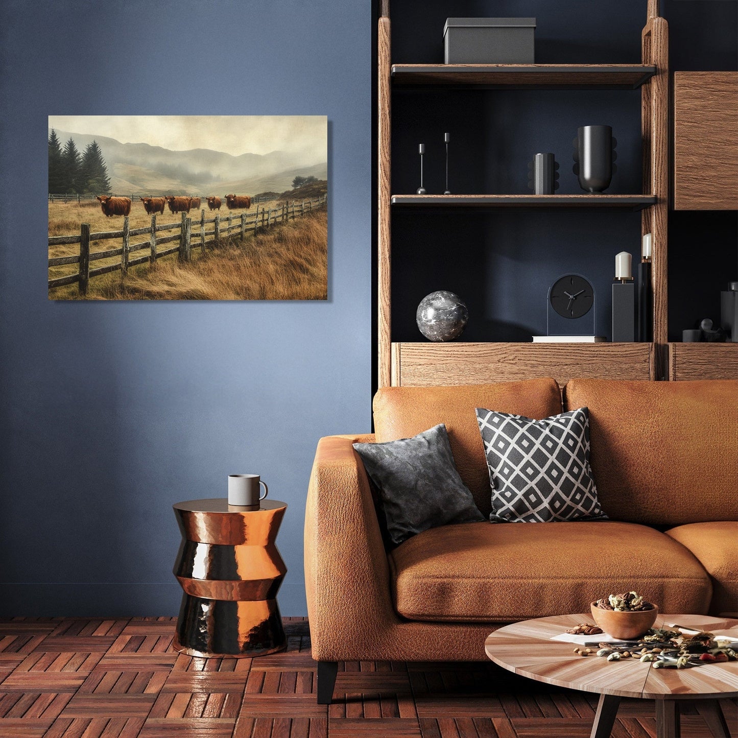 Highland Cows Canvas