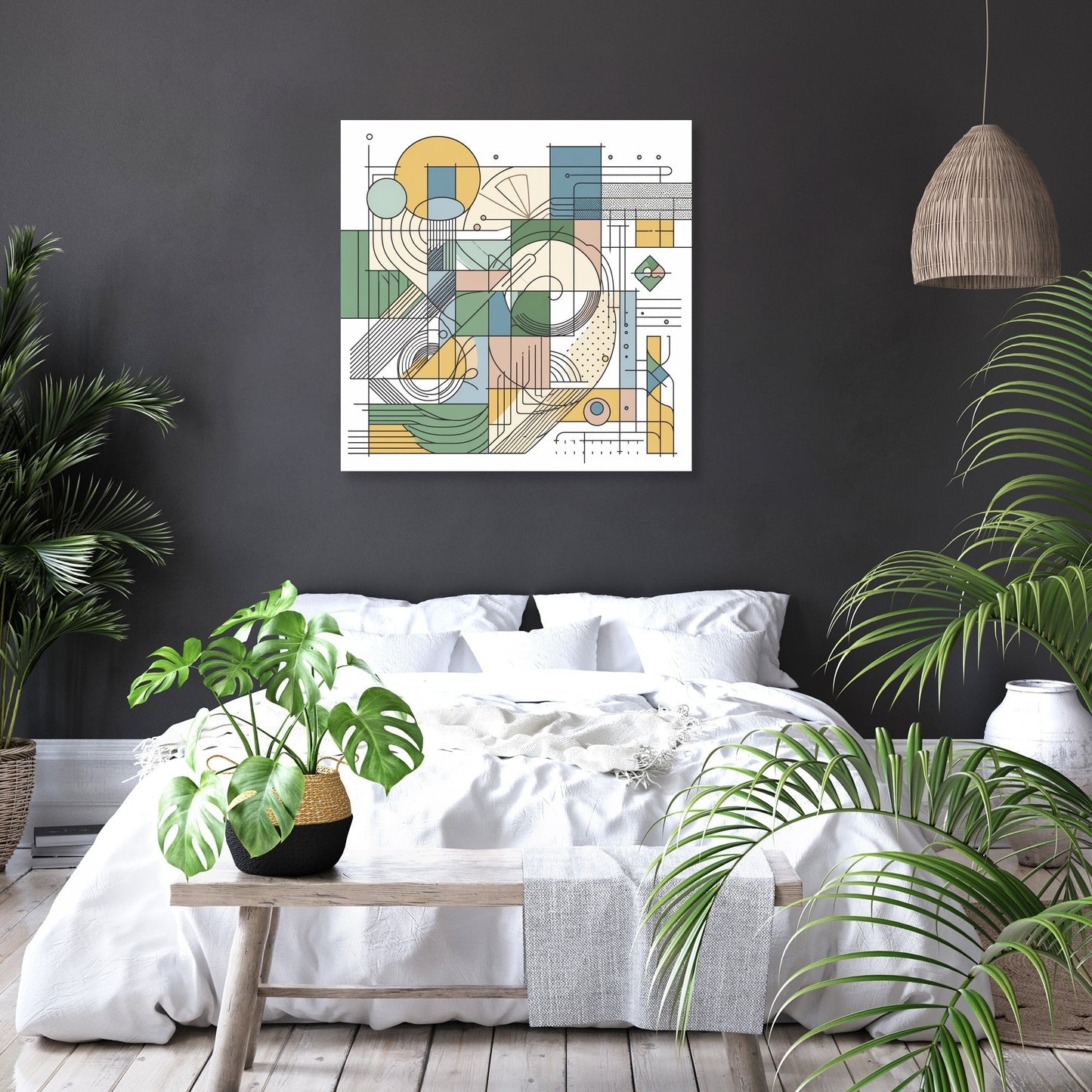 Harmonious Shapes Canvas