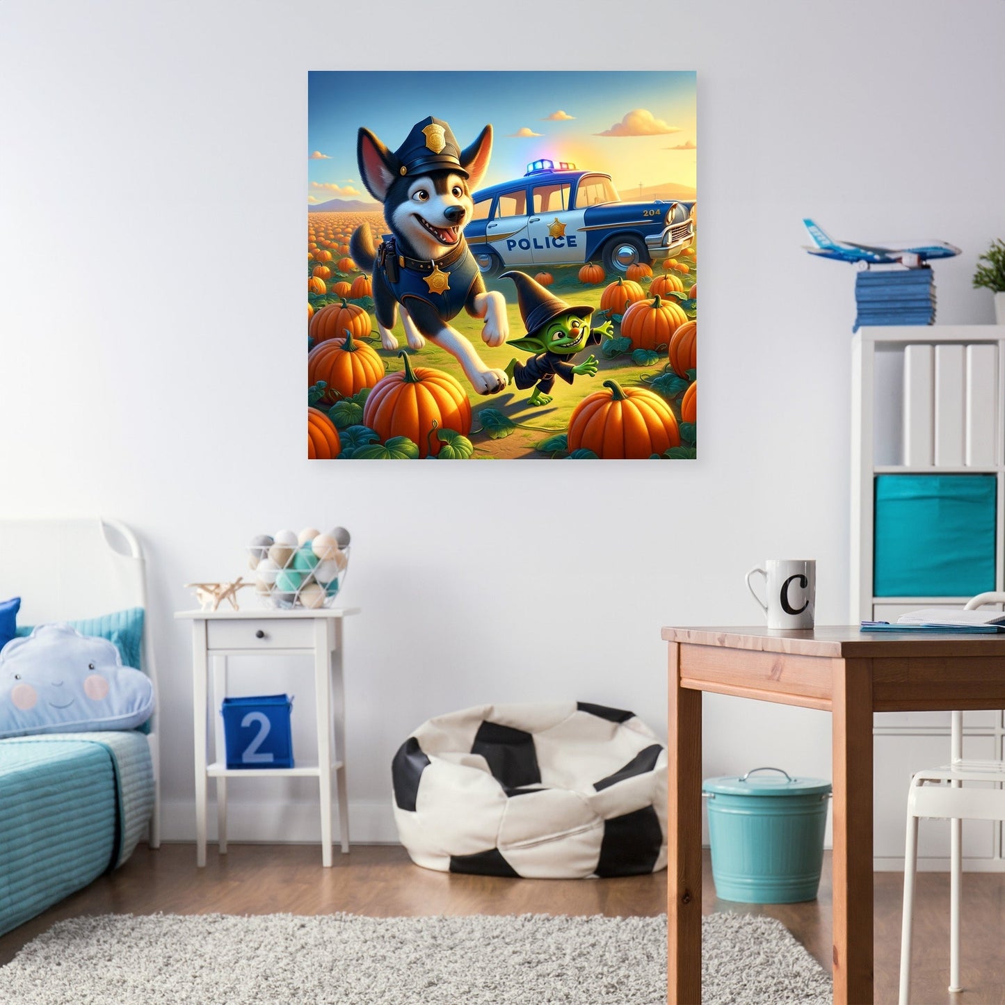 Goblin Chase Canvas